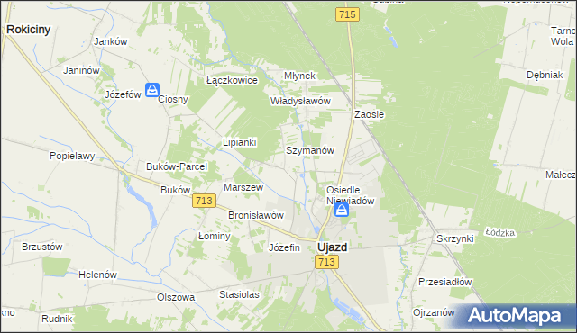 mapa Niewiadów PGR, Niewiadów PGR na mapie Targeo