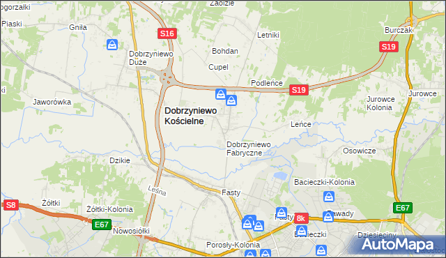 mapa Nowe Aleksandrowo, Nowe Aleksandrowo na mapie Targeo