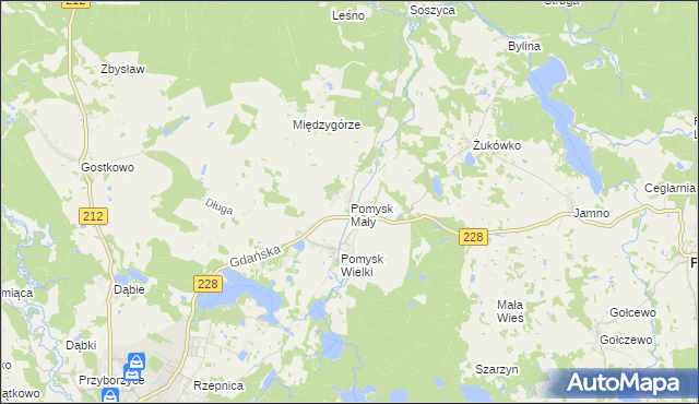 mapa Pomysk Mały, Pomysk Mały na mapie Targeo