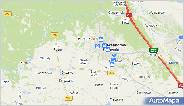 mapa Rudunki gmina Aleksandrów Kujawski, Rudunki gmina Aleksandrów Kujawski na mapie Targeo