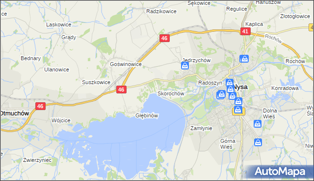 mapa Skorochów, Skorochów na mapie Targeo