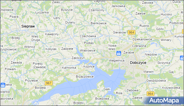 mapa Stojowice, Stojowice na mapie Targeo