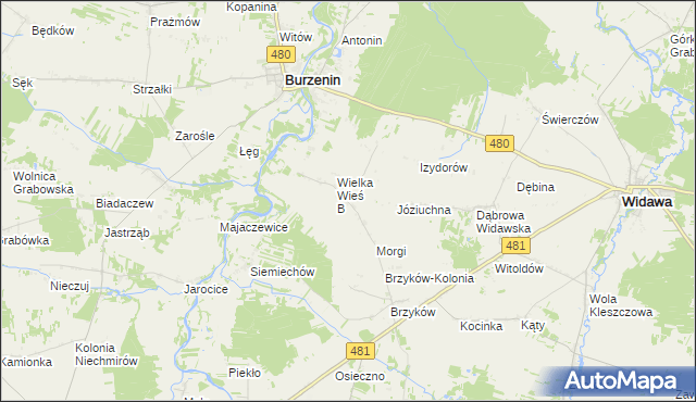 mapa Wielka Wieś A, Wielka Wieś A na mapie Targeo