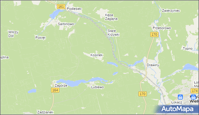 mapa Zdzieborze, Zdzieborze na mapie Targeo