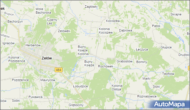 mapa Bujny Szlacheckie, Bujny Szlacheckie na mapie Targeo