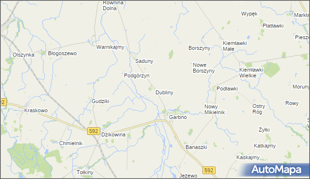 mapa Dubliny, Dubliny na mapie Targeo