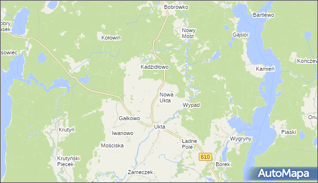 mapa Nowa Ukta, Nowa Ukta na mapie Targeo