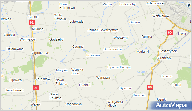 mapa Włosków, Włosków na mapie Targeo