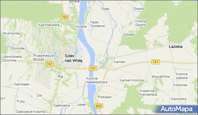 mapa Kępa Solecka, Kępa Solecka na mapie Targeo