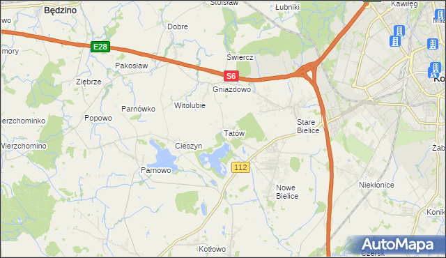 mapa Tatów, Tatów na mapie Targeo