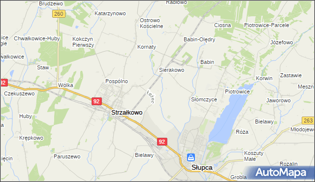 mapa Słomczyce-Huby, Słomczyce-Huby na mapie Targeo