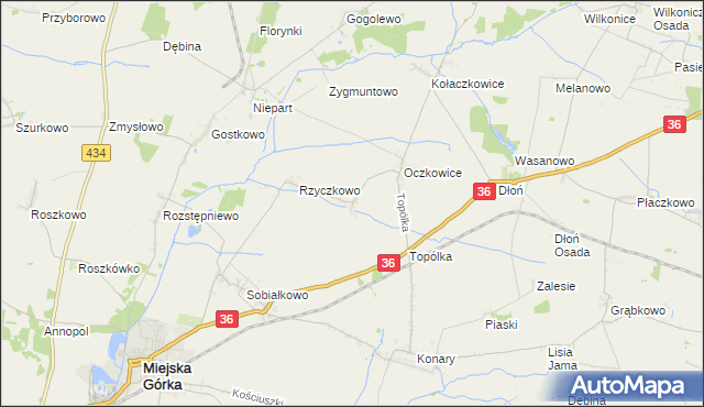 mapa Woszczkowo, Woszczkowo na mapie Targeo