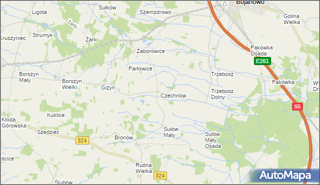 mapa Czechnów, Czechnów na mapie Targeo