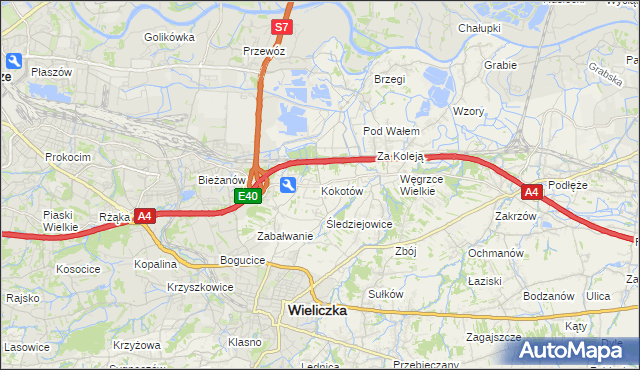 mapa Kokotów, Kokotów na mapie Targeo