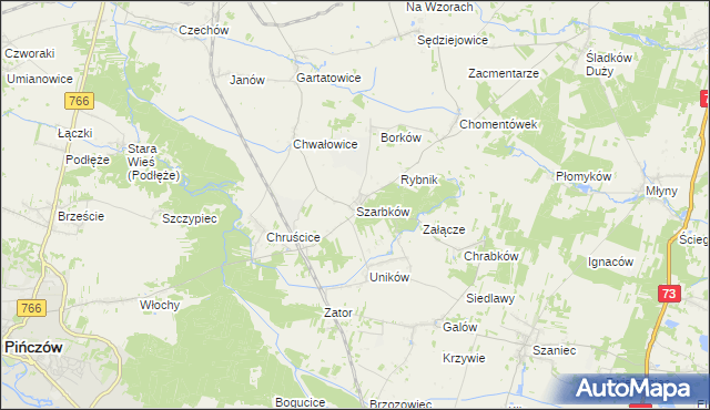 mapa Szarbków, Szarbków na mapie Targeo