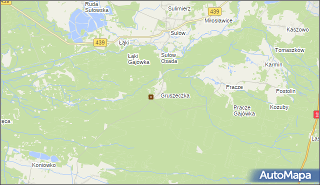 mapa Gruszeczka, Gruszeczka na mapie Targeo