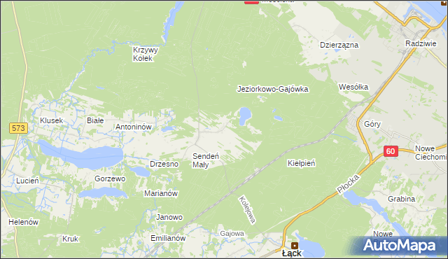 mapa Sendeń Duży, Sendeń Duży na mapie Targeo