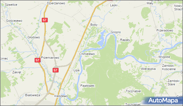 mapa Szygówek, Szygówek na mapie Targeo