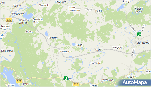 mapa Bałąg, Bałąg na mapie Targeo