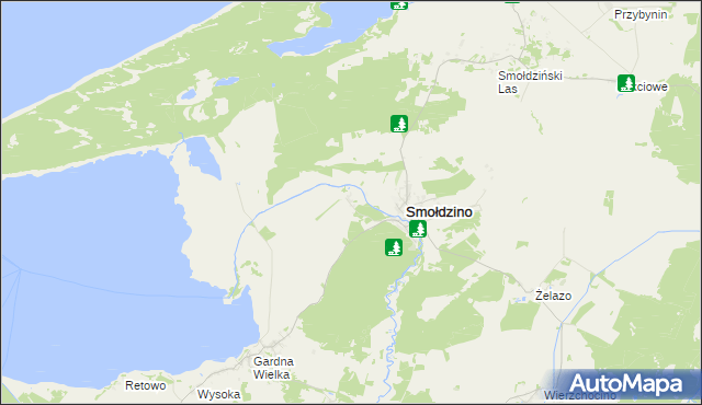 mapa Człuchy, Człuchy na mapie Targeo