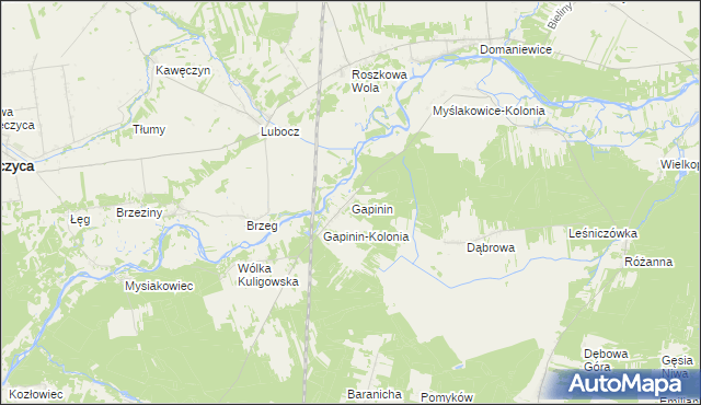 mapa Gapinin, Gapinin na mapie Targeo