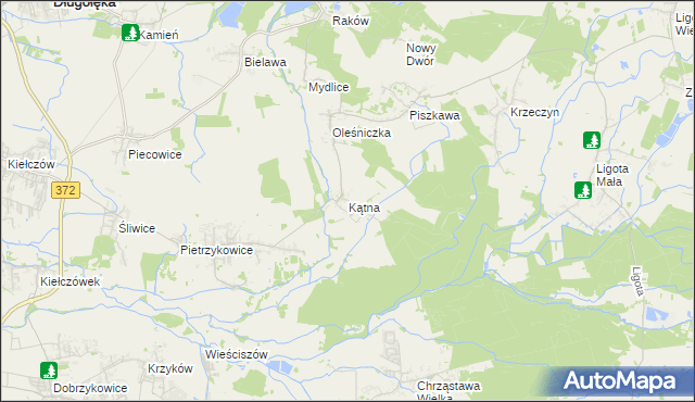 mapa Kątna, Kątna na mapie Targeo