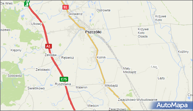 mapa Kolnik, Kolnik na mapie Targeo