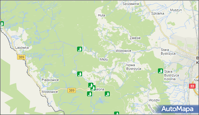 mapa Młoty, Młoty na mapie Targeo