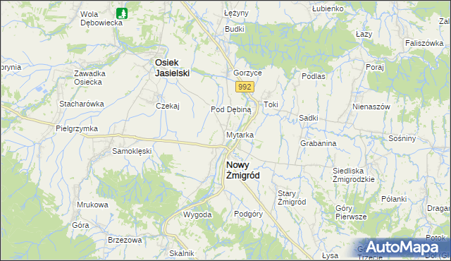 mapa Mytarka, Mytarka na mapie Targeo