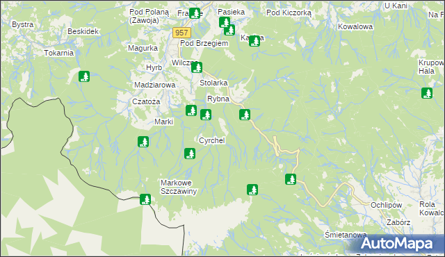 mapa Norczak, Norczak na mapie Targeo