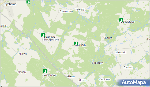 mapa Nosibądy, Nosibądy na mapie Targeo