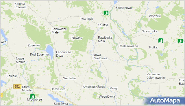 mapa Nowa Pawłówka, Nowa Pawłówka na mapie Targeo