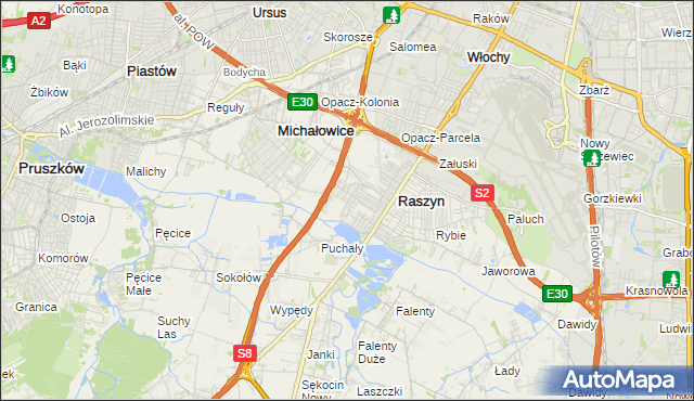 mapa Nowe Grocholice, Nowe Grocholice na mapie Targeo
