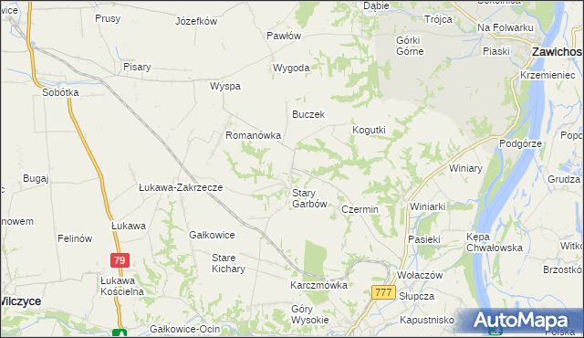 mapa Nowy Garbów, Nowy Garbów na mapie Targeo