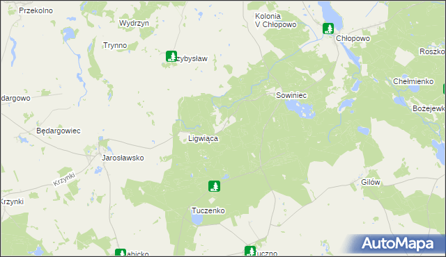 mapa Pluskocin gmina Krzęcin, Pluskocin gmina Krzęcin na mapie Targeo