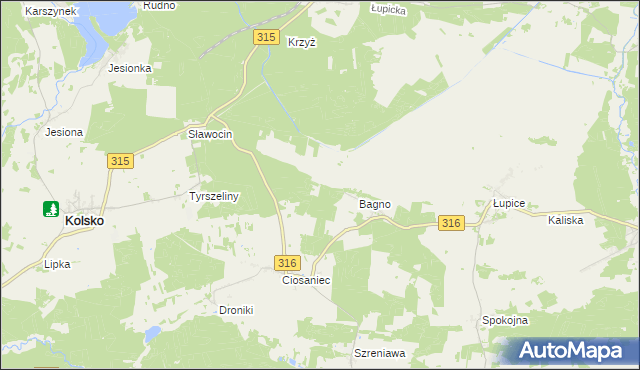 mapa Polanica, Polanica na mapie Targeo
