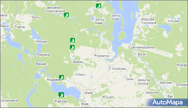 mapa Przytarnia, Przytarnia na mapie Targeo