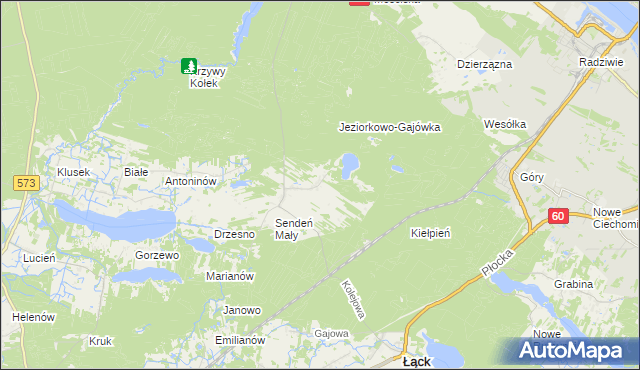 mapa Sendeń Duży, Sendeń Duży na mapie Targeo