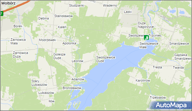 mapa Swolszewice Duże, Swolszewice Duże na mapie Targeo