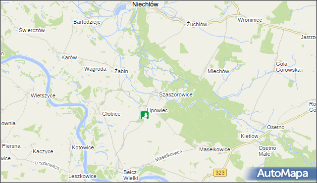 mapa Szaszorowice, Szaszorowice na mapie Targeo