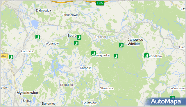 mapa Szwajcarka, Szwajcarka na mapie Targeo