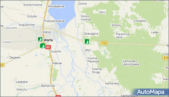 mapa Włyń, Włyń na mapie Targeo