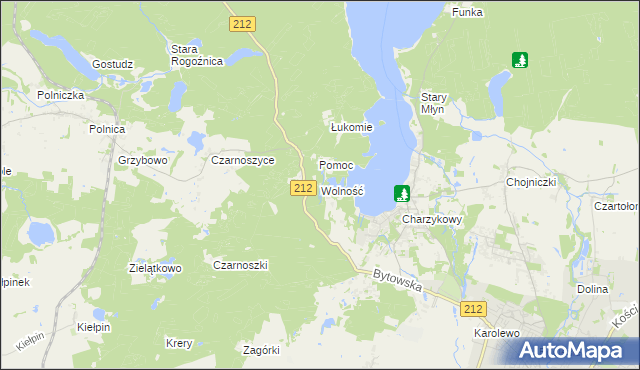 mapa Wolność, Wolność na mapie Targeo