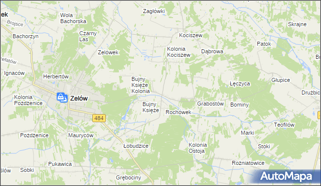 mapa Bujny Szlacheckie, Bujny Szlacheckie na mapie Targeo