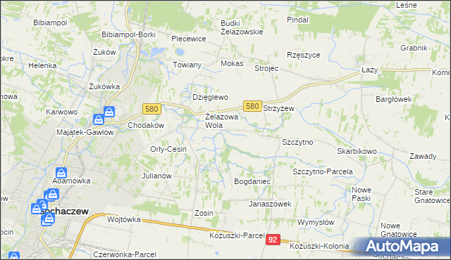 mapa Nowe Mostki, Nowe Mostki na mapie Targeo