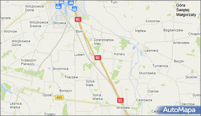 mapa Sierpów, Sierpów na mapie Targeo