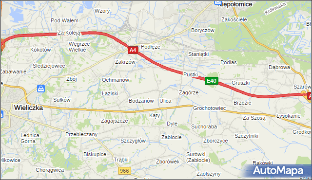mapa Słomiróg, Słomiróg na mapie Targeo