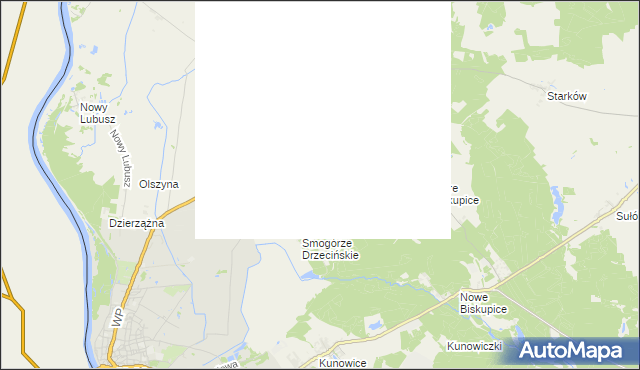 mapa Drzecin, Drzecin na mapie Targeo