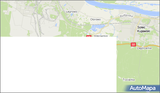 mapa Wypaleniska gmina Solec Kujawski, Wypaleniska gmina Solec Kujawski na mapie Targeo