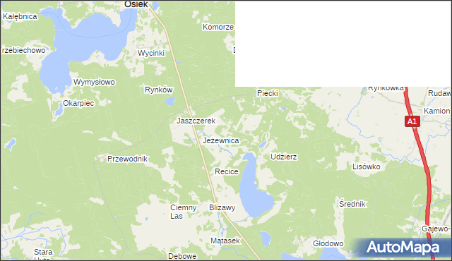 mapa Bukowiny, Bukowiny na mapie Targeo